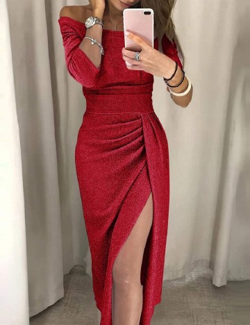 
						Rochie medie SHEIN, rosu