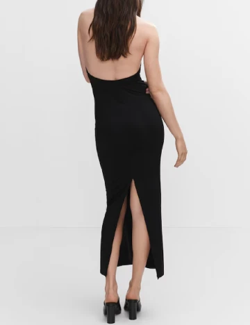 Rochie lunga Mango, negru Negru