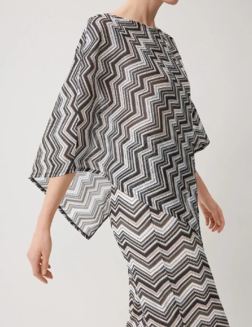 
						Poncho Comma, mix culori