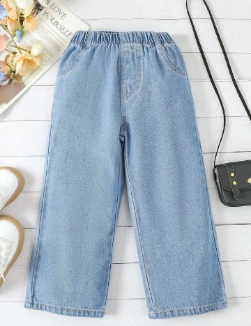 
						Blugi Shein Kids, albastru