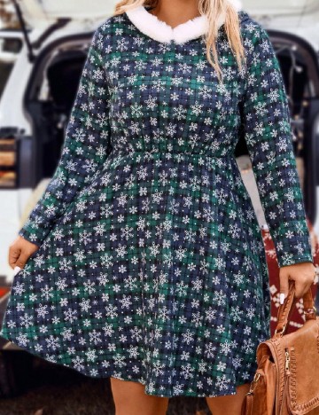 
						Rochie scurta SHEIN CURVE, mix culori