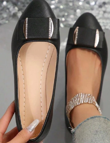 Balerini SHEIN, negru Negru