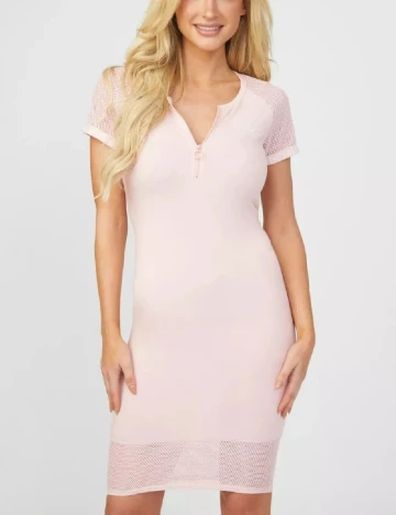 Rochie scurta Guess, roz
