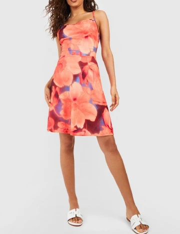 Rochie scurta Boohoo, floral print