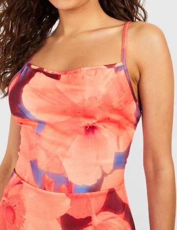 Rochie scurta Boohoo, floral print
