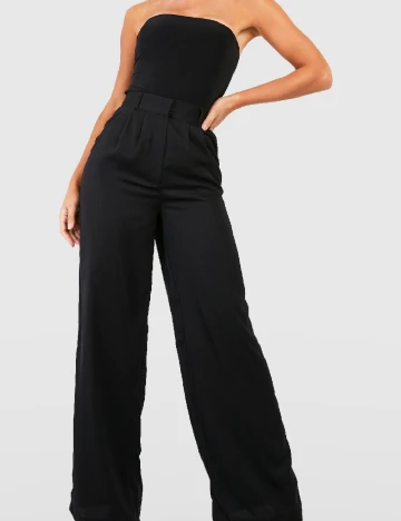 Top Boohoo, negru