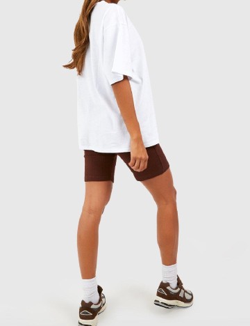 Pantaloni scurti Boohoo, maro