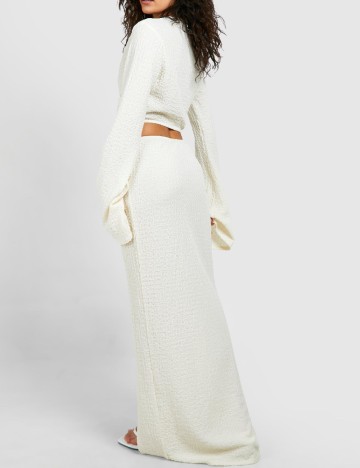 Top Boohoo, crem