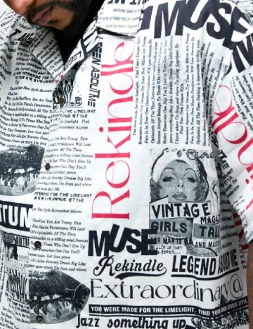 Camasa SHEIN Plus Size Men, mix culori Mix culori