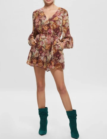 Salopeta Guess, floral Floral print
