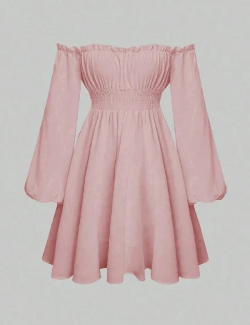 Rochie scurta SHEIN, roz