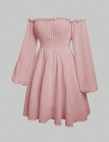 Rochie scurta SHEIN, roz