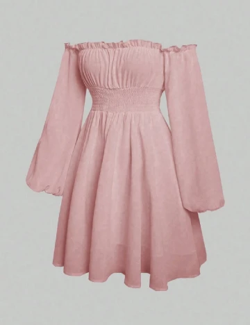 Rochie scurta SHEIN, roz