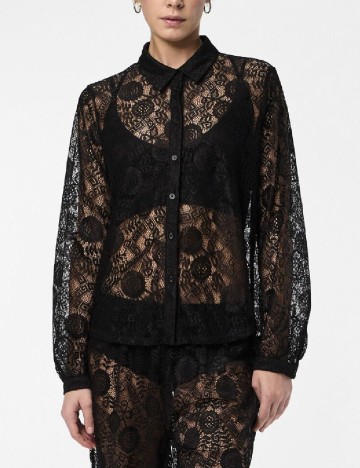 
						Camasa Pieces, negru