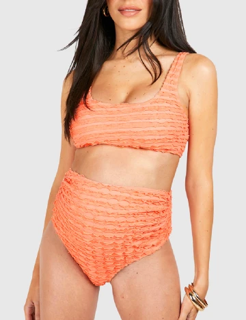 Costum de baie Boohoo maternity, portocaliu