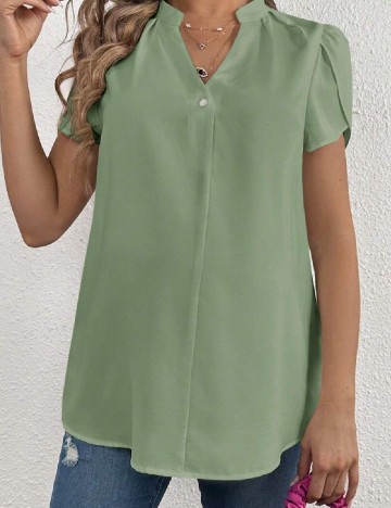 Bluza SHEIN Maternity, verde