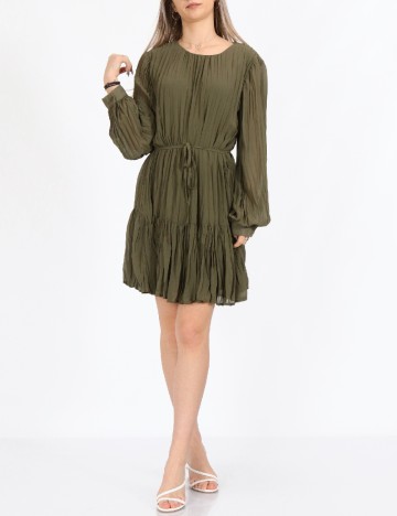 
						Rochie scurta Only, verde