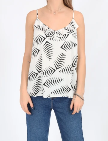 Maiou Vero Moda, alb Alb