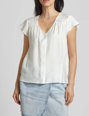 Bluza Vero Moda, alb Alb