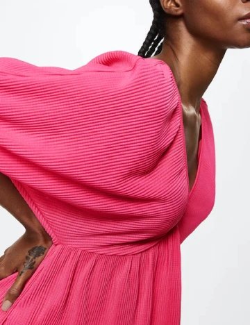 Rochie scurta Mango, roz