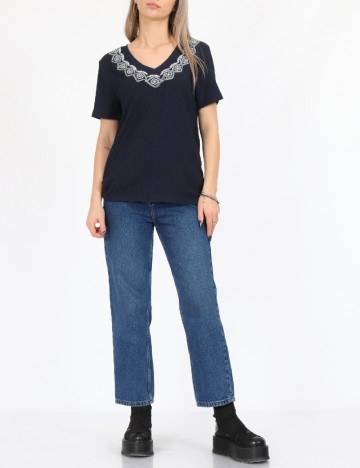 
						Bluza Only, bleumarin