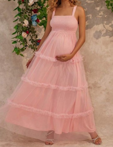 Rochie lunga SHEIN, roz