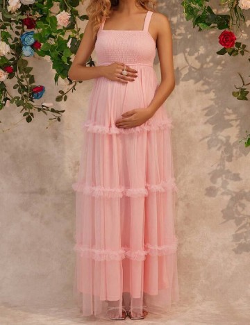 Rochie lunga SHEIN, roz