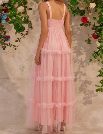 Rochie lunga SHEIN, roz Roz