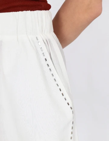 Pantaloni scurti Only, alb