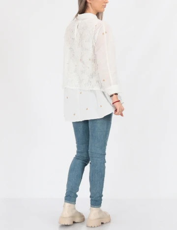 Maiou Vero Moda, alb