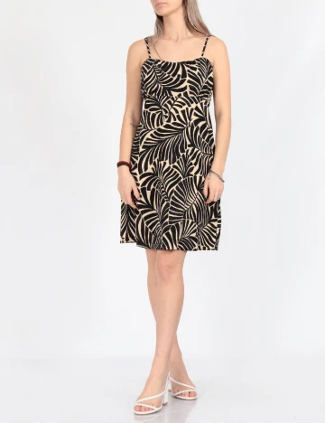 Rochie scurta Only, negru/crem Negru