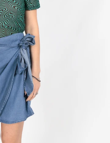Fusta Vero Moda, albastru