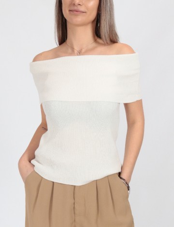 
						Bluza Only, alb