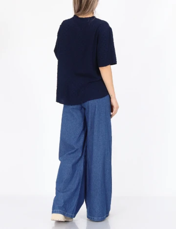Bluza Jacqueline de Yong, albastru Albastru