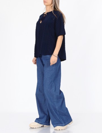Bluza Jacqueline de Yong, albastru