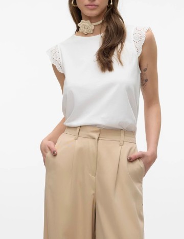 
						Tricou Vero Moda, alb