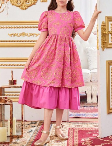 
						Rochie Shein Kids, roz