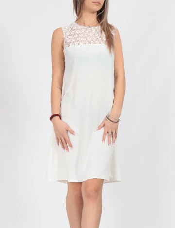 Rochie scurta Vero Moda, alb