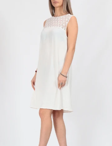 Rochie scurta Vero Moda, alb
