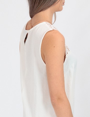 Rochie scurta Vero Moda, alb