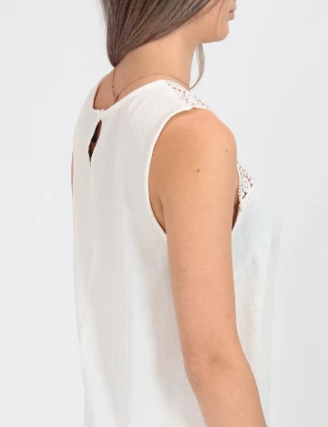 Rochie scurta Vero Moda, alb