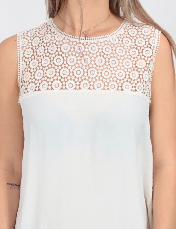 Rochie scurta Vero Moda, alb