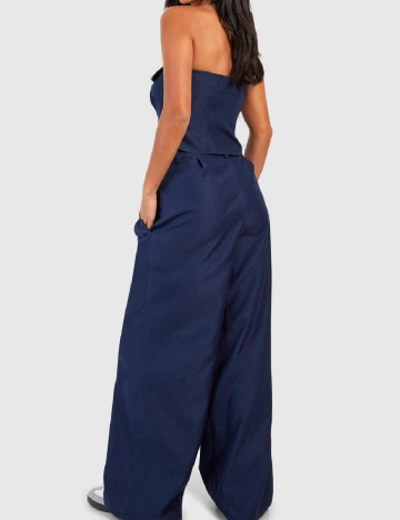 Top Boohoo, bleumarin