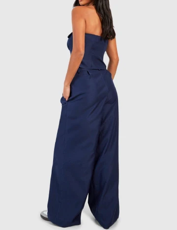 Top Boohoo, bleumarin