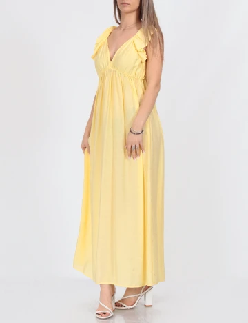 Rochie lunga Vero Moda, galben