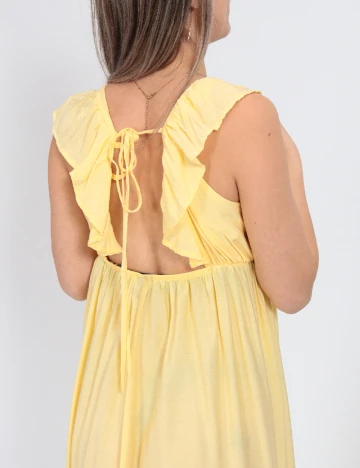Rochie lunga Vero Moda, galben