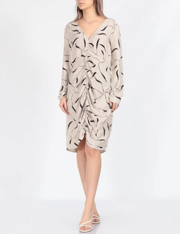 Rochie medie Vero Moda, bej
