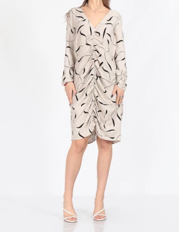 Rochie medie Vero Moda, bej