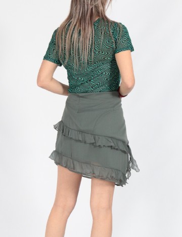 Fusta Vero Moda, verde
