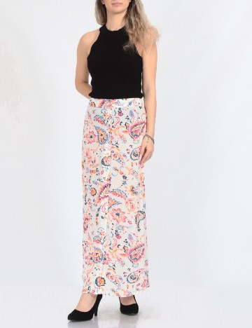 
						Fusta Vero Moda, alb